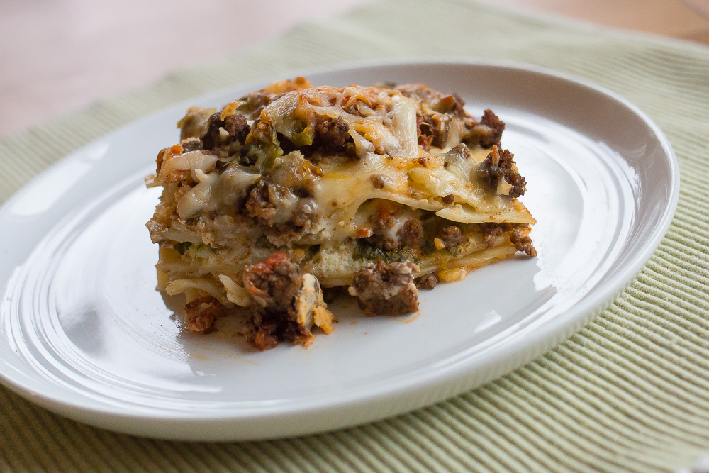 Angie's Mexican Lasagna by eatingwithangie.com